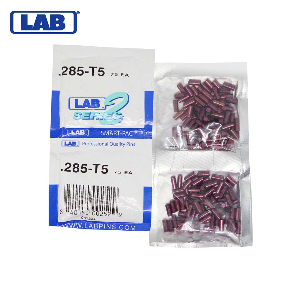 LAB - 5285T-SP - .285 Top Pin - Crown .005 Universal - Brass Alloy - Smart Pack 150 Pins