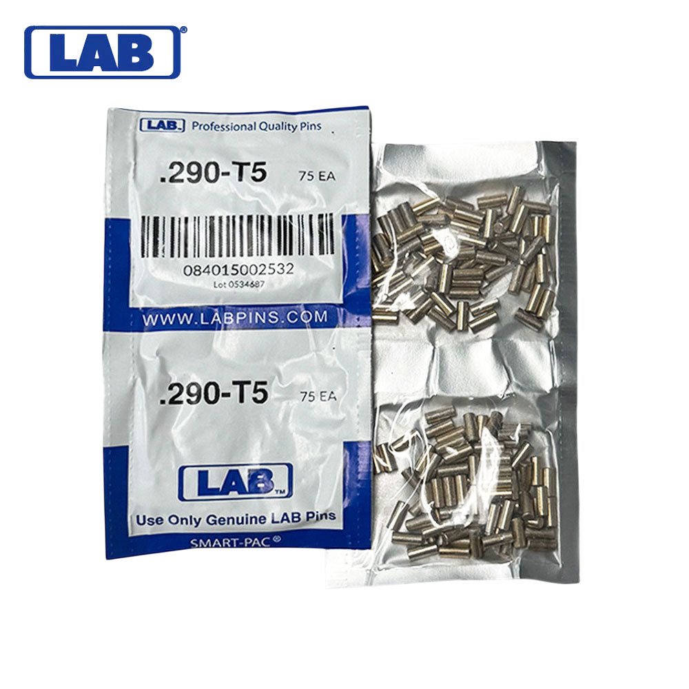 LAB - 5290T-SP - .290 Top Pin - Crown .005 Universal - Brass Alloy - Smart Pack 150 Pins