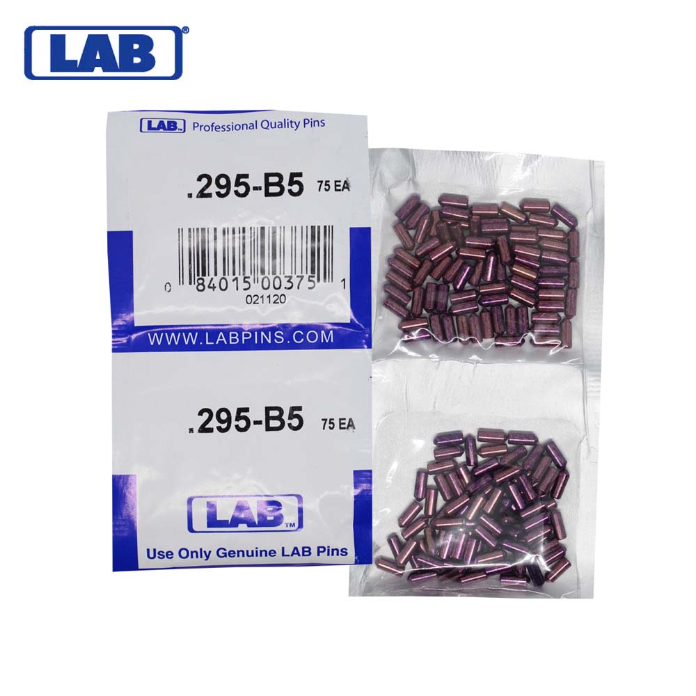 LAB - 5295B-SP - .295 Bottom Pin - Crown .005 Universal - Brass Alloy - Smart Pack 150 Pins