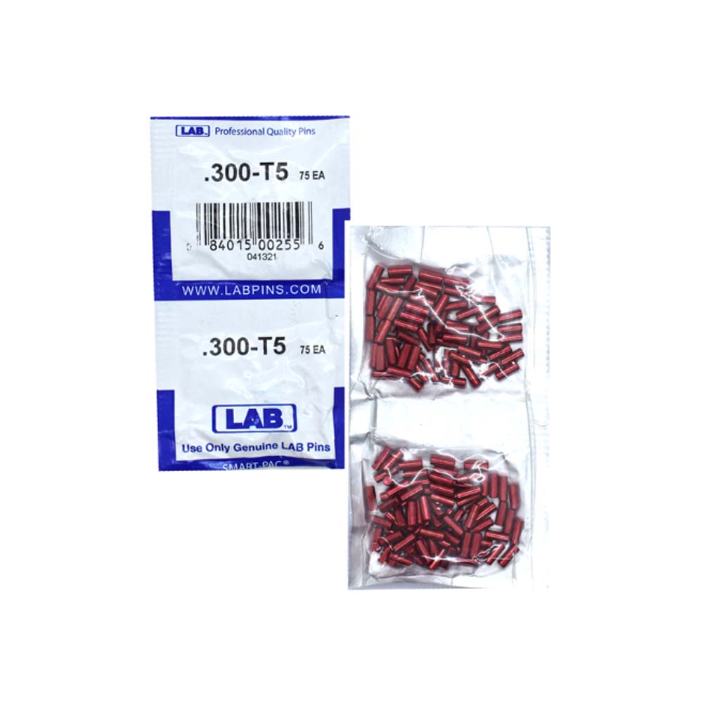 LAB - 5300T-SP - .300 Top Pin - Crown .005 Universal - Brass Alloy - Smart Pack 150 Pins
