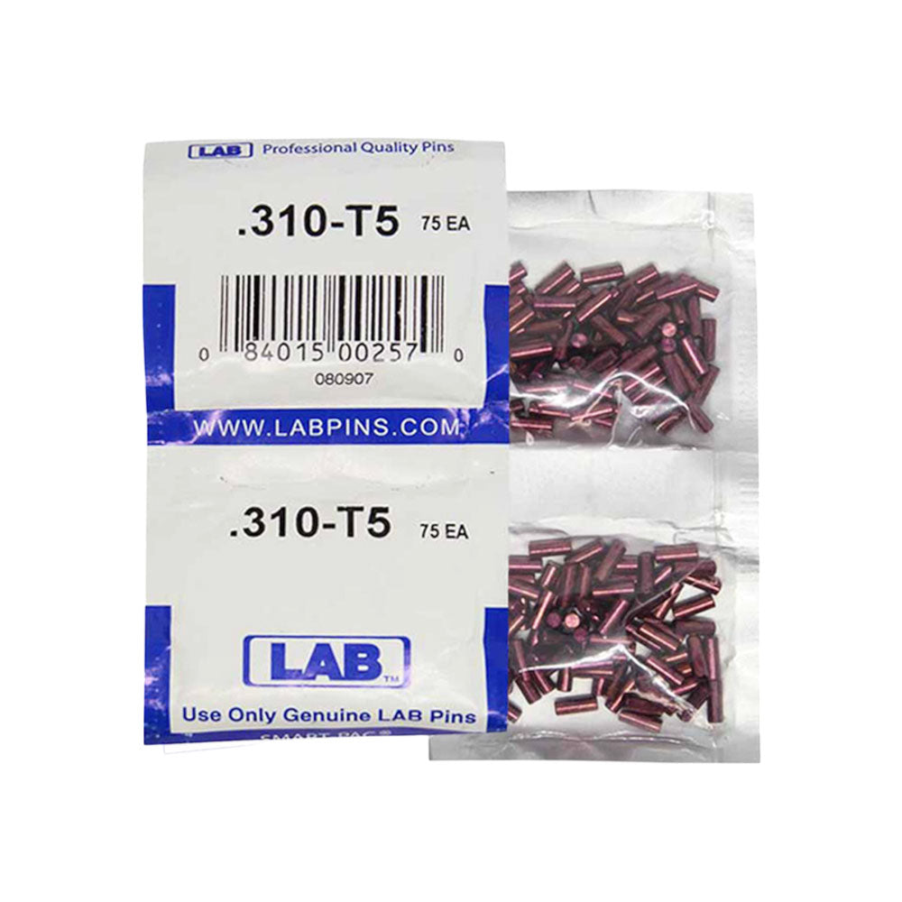 LAB - 5310T-SP - .310 Top Pin - Crown .005 Universal - Brass Alloy - Smart Pack 150 Pins