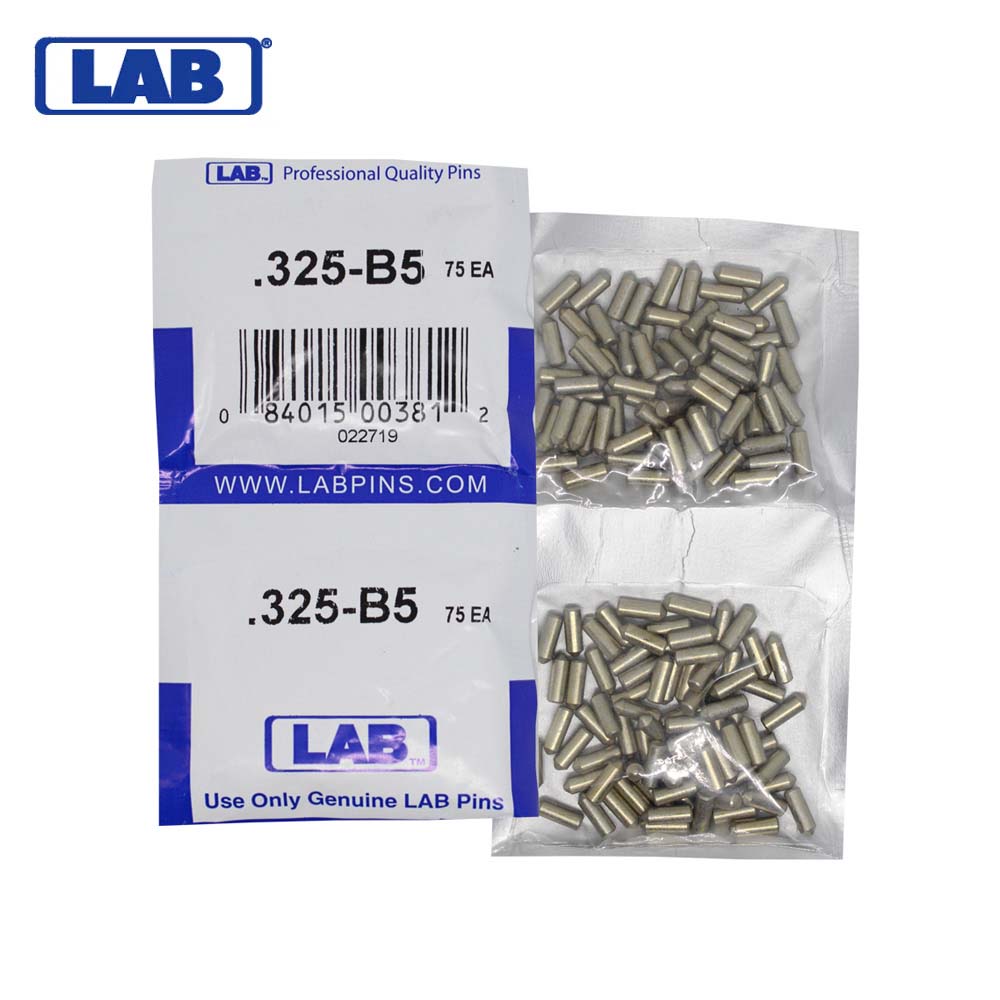 LAB - 5325B-SP - .325 Bottom Pin - Crown .005 Universal - Brass Alloy - Smart Pack 150 Pins