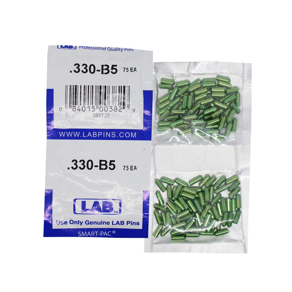 LAB - 5330B-SP - .330 Bottom Pin - Crown .005 Universal - Brass Alloy - Smart Pack 150 Pins