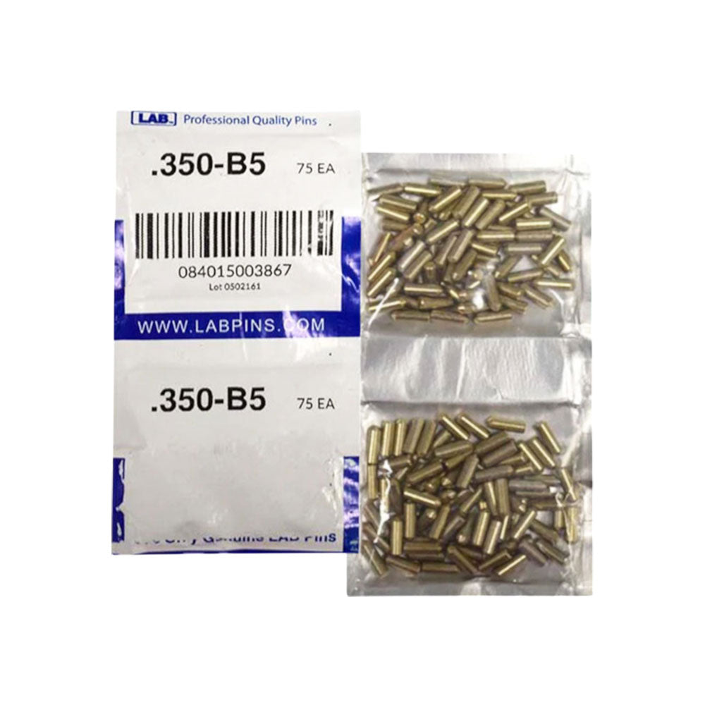LAB - 5350B-SP - .350 Bottom Pin - Crown .005 Universal - Brass Alloy - Smart Pack 150 Pins
