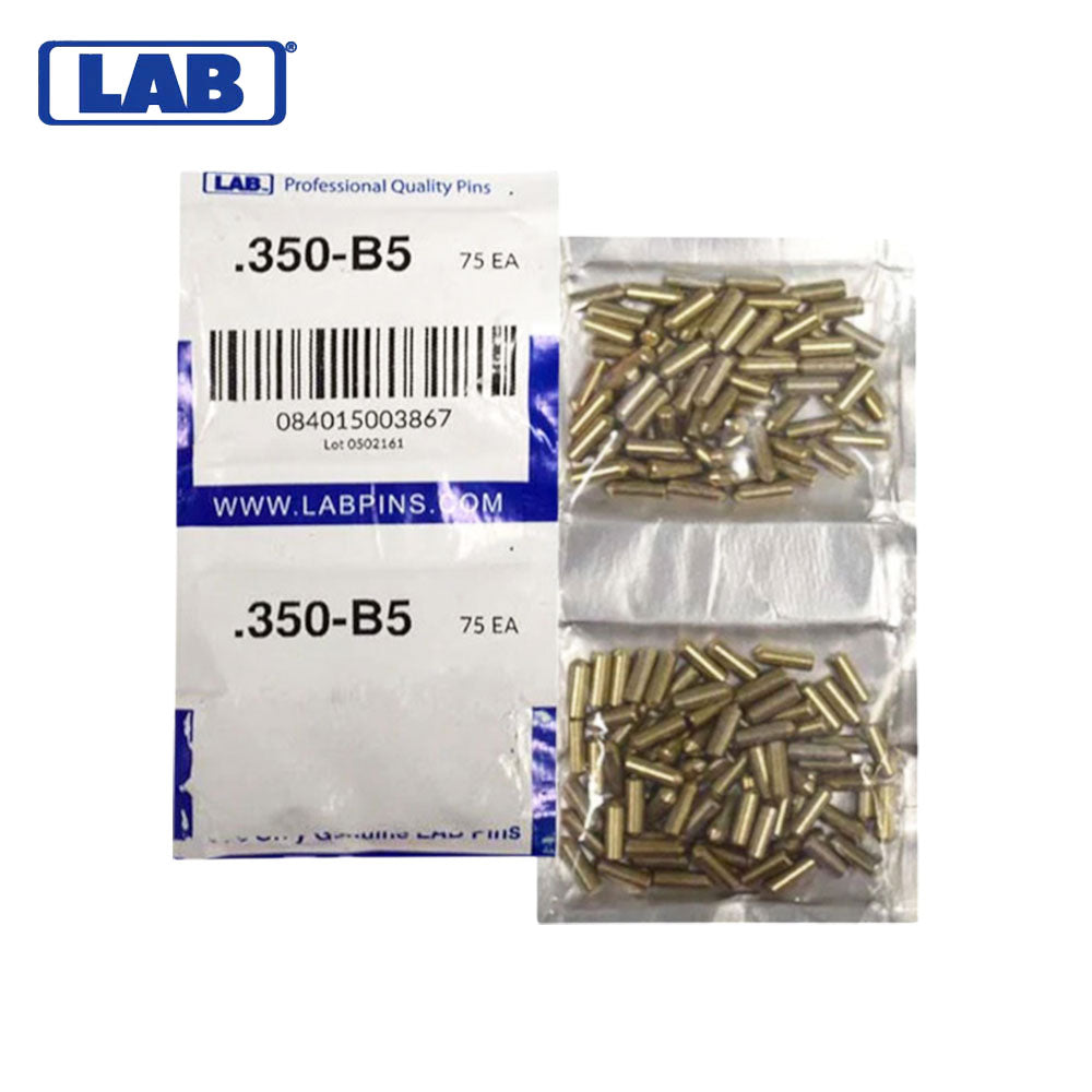 LAB - 5350B-SP - .350 Bottom Pin - Crown .005 Universal - Brass Alloy - Smart Pack 150 Pins