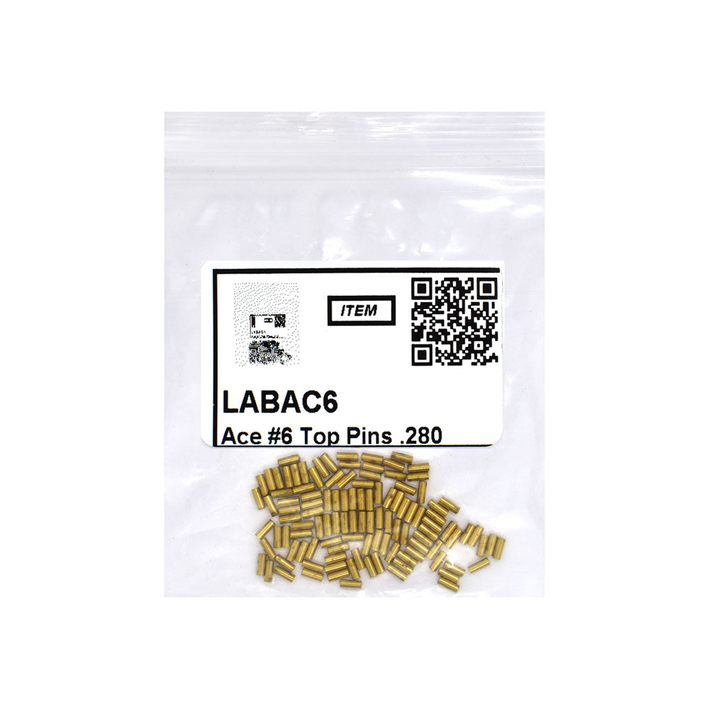 LAB - AC6 - Ace 6 Top Pins .280 - Vial 100 Pins