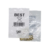 LAB - BEST-10B-P1 - Best A2 Original SFIC 10B Top Pin - Size .125 - Brass - Polybag 100 Pins