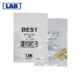 LAB - BEST-3B-P1 - Best A2 Original SFIC 3B Top Pin - Size .037 - Brass - Polybag 100 Pins