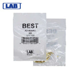 LAB - BEST-6B-P1 - Best A2 Original SFIC 6B Top Pin - Size .075 - Brass - Polybag 100 Pins