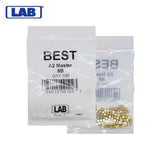 LAB - BEST-8B-P1 - Best A2 Original SFIC 8B Top Pin - Size .100 - Brass - Polybag 100 Pins