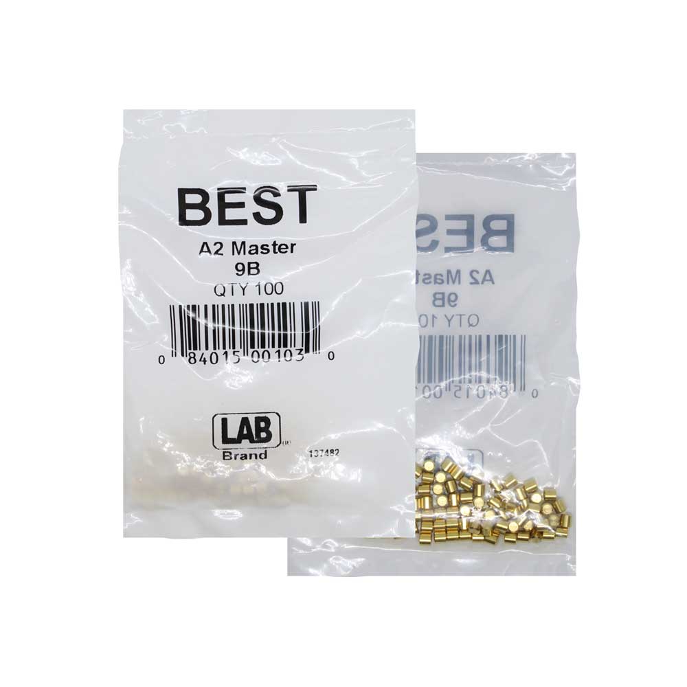 LAB - BEST-9B-P1 - Best A2 Original SFIC 9B Top Pin - Size .112 - Brass - Polybag 100 Pins