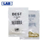LAB - BEST-9B-P1 - Best A2 Original SFIC 9B Top Pin - Size .112 - Brass - Polybag 100 Pins