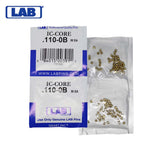 LAB - BEST-B0 - 0B BEST SFIC Bottom Pins - .110 Size - A2 Systems - Nickel Silver - Polybag 100 Pins
