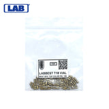LAB - BEST-T18-VIAL - 18T Universal SFIC Top Pins - .225 Size - A2 Systems - Brass - Vial 100 Pins