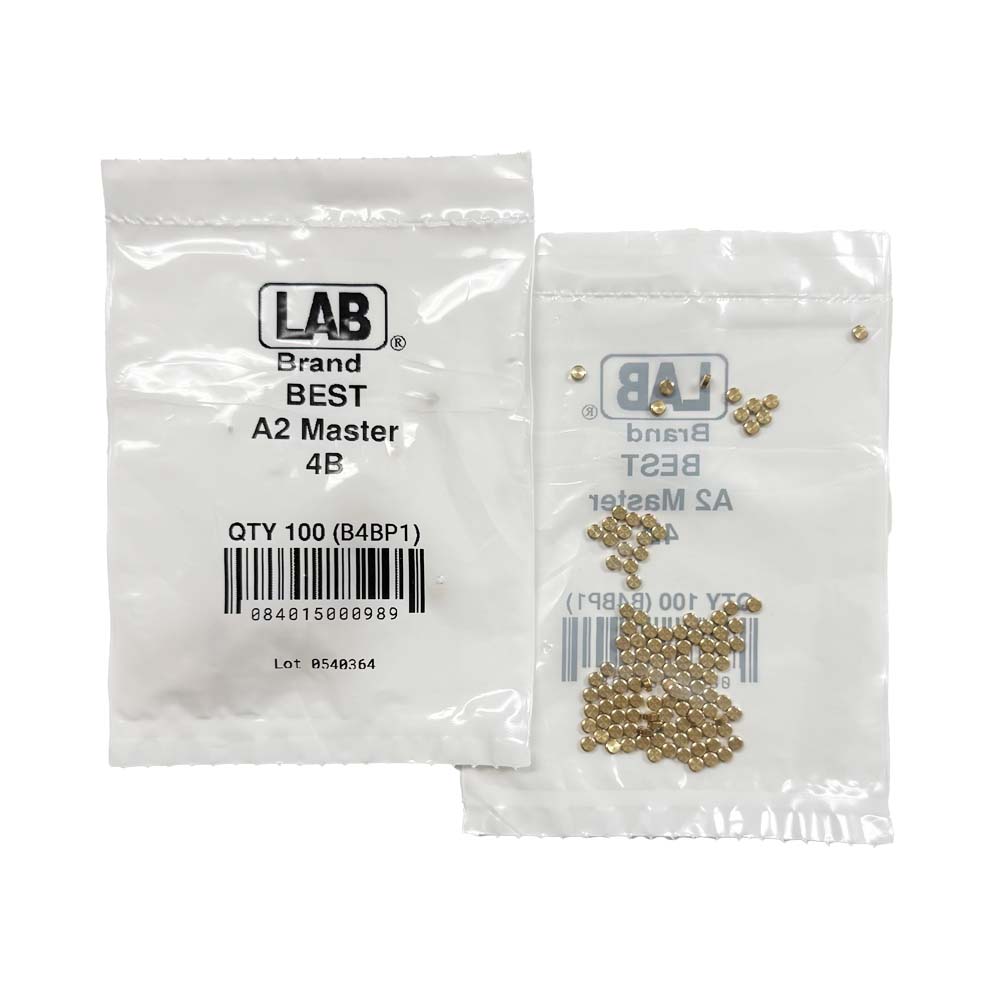 LAB - BEST-T4 - 4T BEST SFIC Top Pins - .050 Size - A2 Systems - Brass - Polybag 100 Pins