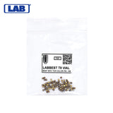 LAB - BEST-T8-VIAL - 8T Universal SFIC Top Pins - .100 Size - A2 Systems - Brass - Vial 100 Pins
