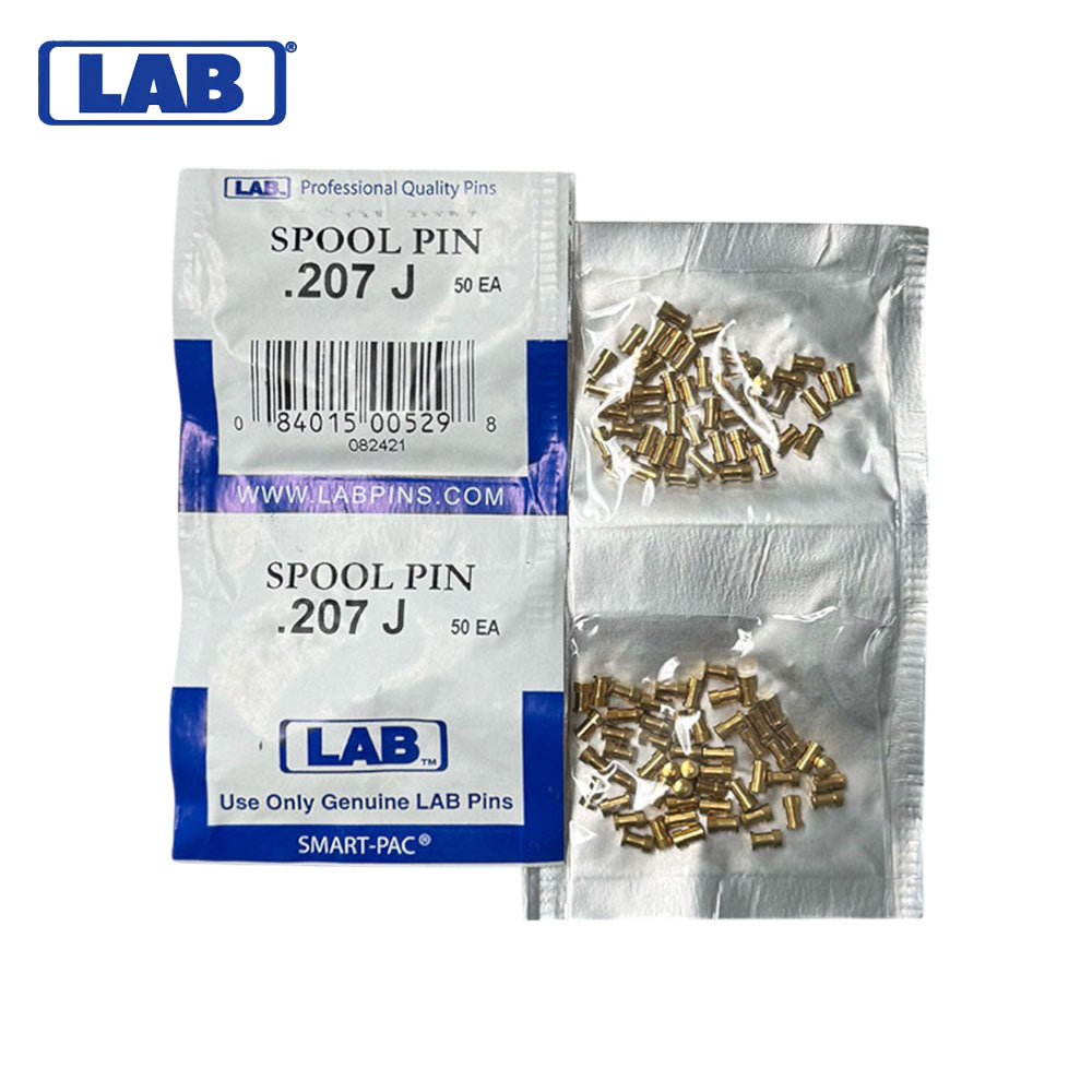 LAB - J207 - Spool Pin .207 Colored - Smart Pack 100 Pins
