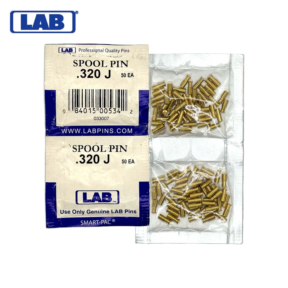 LAB - J320 - Spool Pin .320 Colored - Smart Pack 100 Pins