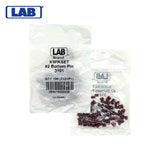 LAB - KWI3101 - Kwikset 2 Bottom Pins - Size .195 - Polybag 100 Pins