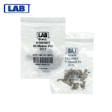 LAB - KWI3112 - Kwikset 3 Master Pin - Size .069 - Polybag 100 Pins