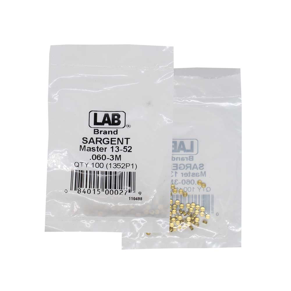 LAB - SAR13-0052 - Sargent 3 Master Pin - Size .060 - Polybag 100 Pins