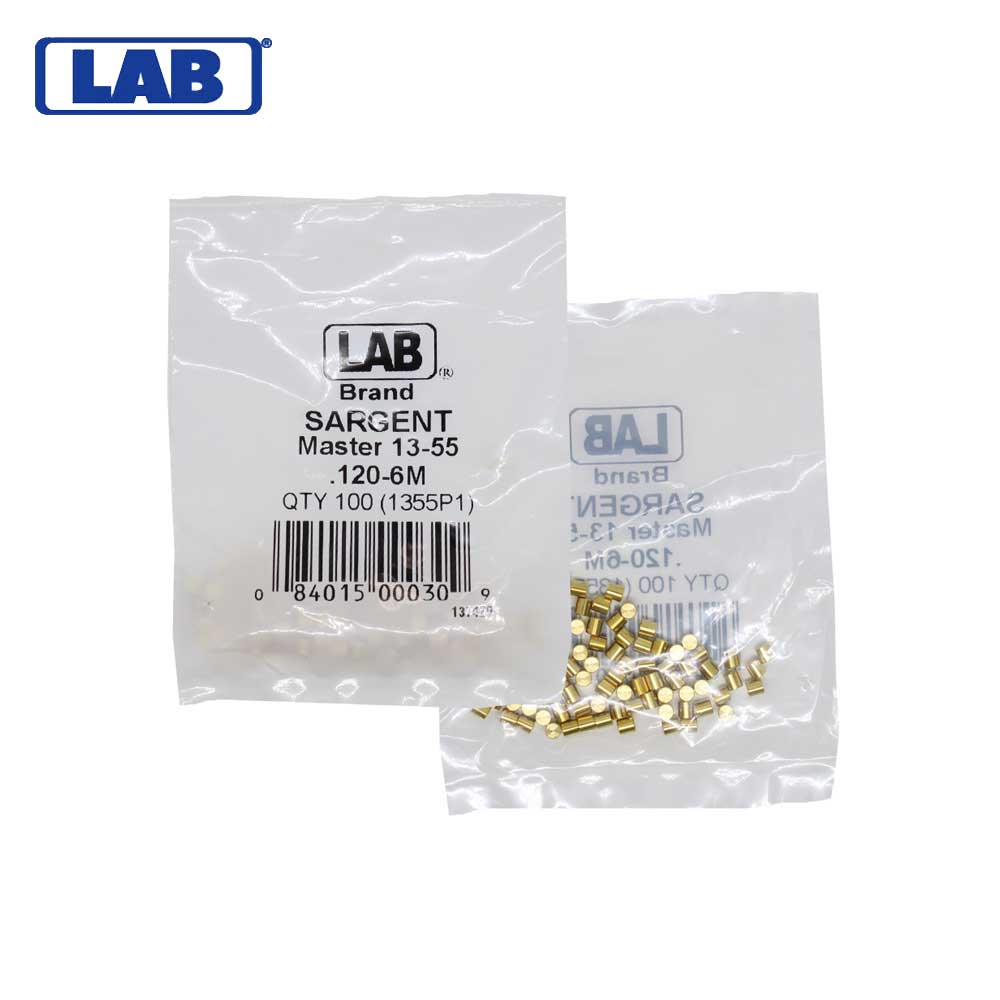LAB - SAR13-0055 - Sargent 6 Master Pin - Size .120 - Polybag 100 Pins