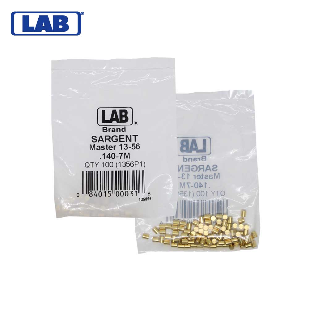 LAB - SAR13-0056 - Sargent 7 Master Pin - Size .140 - Polybag 100 Pins