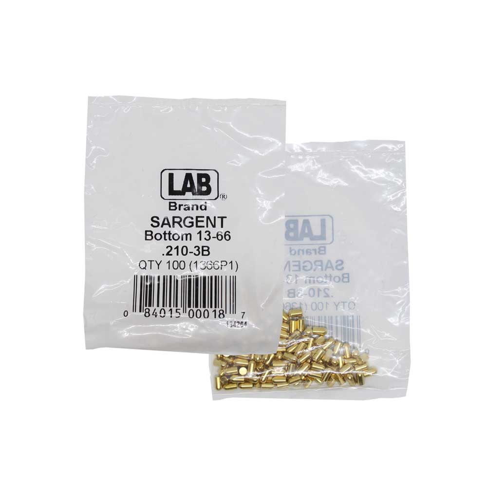 LAB - SAR13-0066 - Sargent 3 Bottom Pin - Size .210 - Polybag 100 Pins