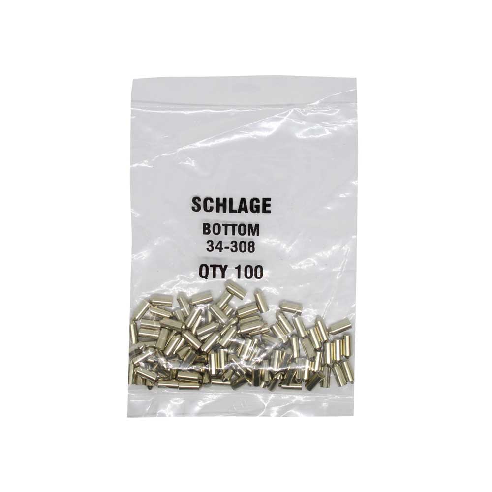 LAB - SCH34-308 - Schlage 8 Bottom Pin - Size .285 - Polybag 100 Pins