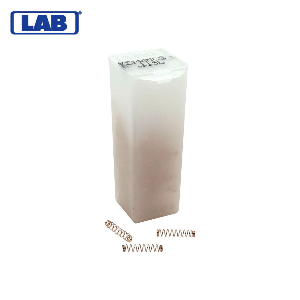 Lab Spring LAB - SPRING-LONG - Long Spring .115 - Vial 100 Springs – Locksmith Keyless