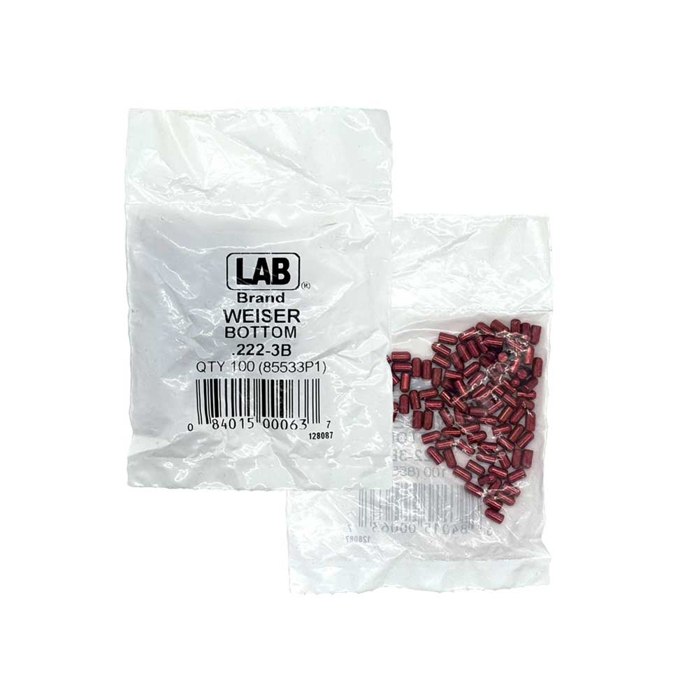 LAB - WEI8553-3 - Weiser 3 Bottom Pin - Size .222 - Polybag 100 Pins