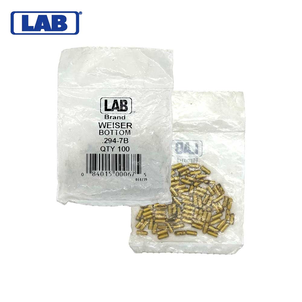LAB - WEI8553-7 - Weiser 7 Bottom Pin - Size .294 - Polybag 100 Pins