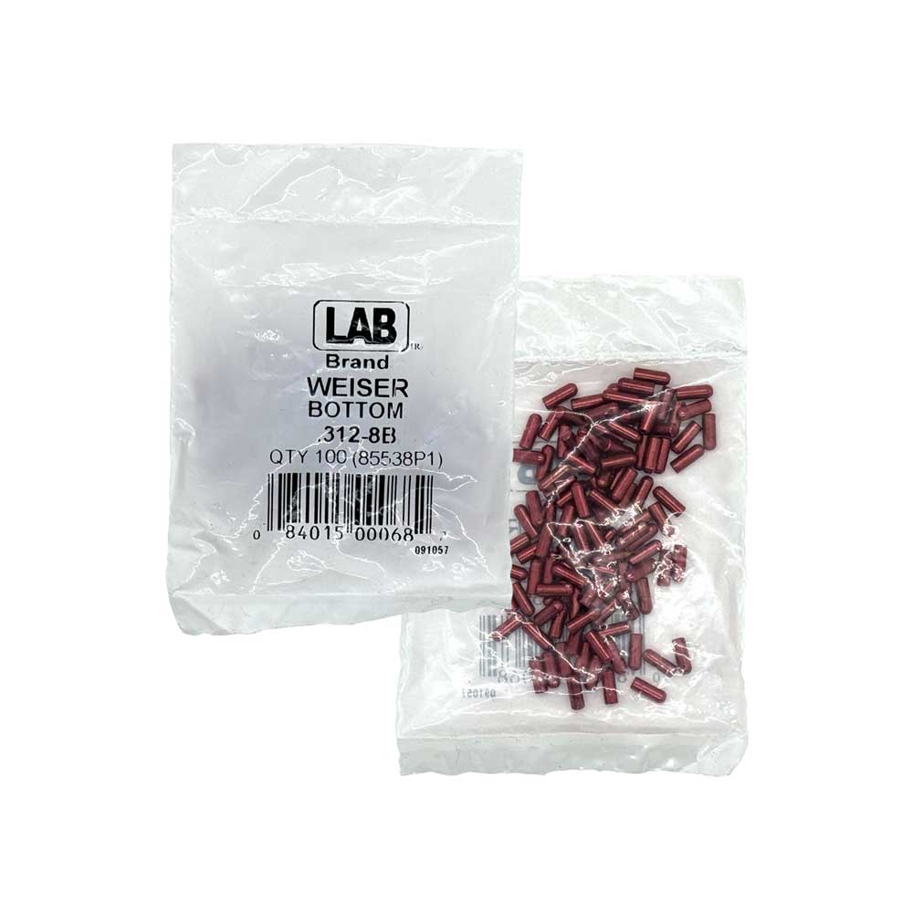 LAB - WEI8553-8 - Weiser 8 Bottom Pin - Size .312 - Polybag 100 Pins