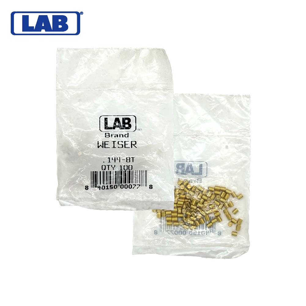 LAB - WEI8580-8 - Weiser 8 Master Pin .144 - Polybag 100 Pins