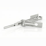 ECS TOOLS Lishi HU64+8910-AG 2-in-1 Pick and Decoder for Mercedes Benz AMG and S Class Vehicles