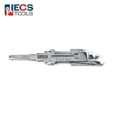 ECS TOOLS Lishi HU64+8910-AG 2-in-1 Pick and Decoder for Mercedes Benz AMG and S Class Vehicles