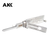 Genuine AKK Lishi C123 2-IN-1 Pick & Decoder for Schlage Door Locks