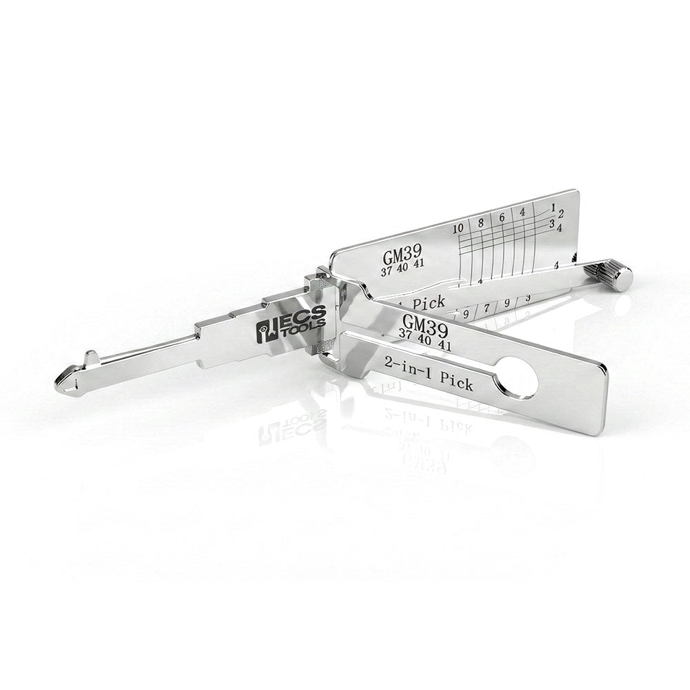ECS TOOLS Lishi GM39 2-in-1 Decoder and Pick
