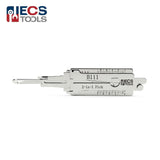 ECS TOOLS Lishi B111 2-in-1 Decoder and Pick