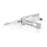 ECS TOOLS Lishi CY24 V.2 2-in-1 Decoder and Pick for Chrysler Mitsubishi