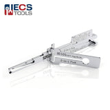 ECS TOOLS Lishi HU101(10) 2-in-1 Decoder and Pick for Ford