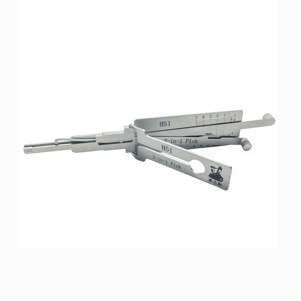 Original Lishi Ford Anti Glare 2-in-1 Pick & Decoder 5 Cut H51