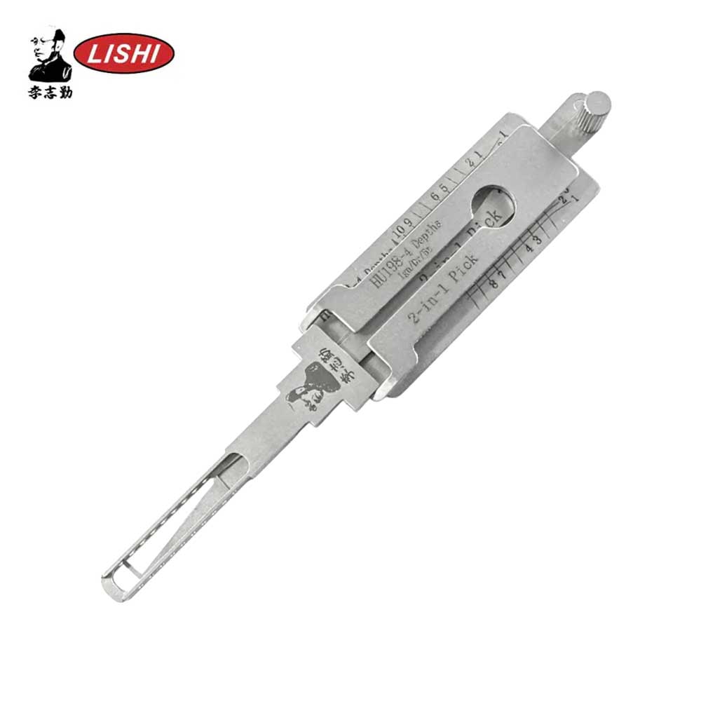 Original Lishi HU198-4 Depths 2-In-1 Pick and Decoder for Ford F150 2021+ "P" Code Series