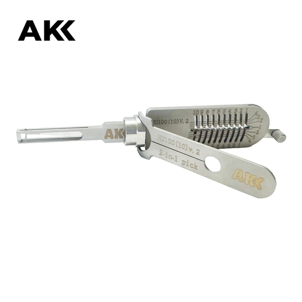 Genuine AKK Lishi HU100 (10) 2 in 1 Decoder and Pick
