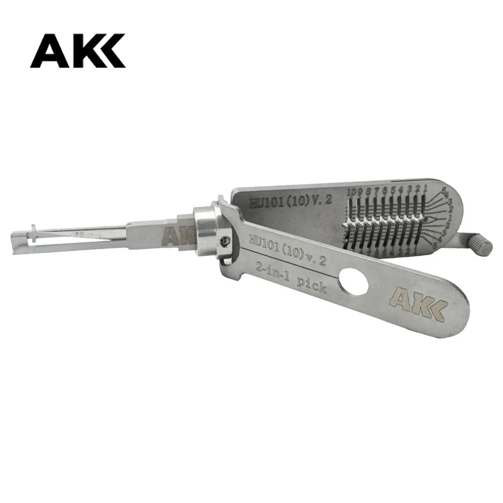 Genuine AKK Lishi HU101 (10) 2 in 1 Decoder and Pick