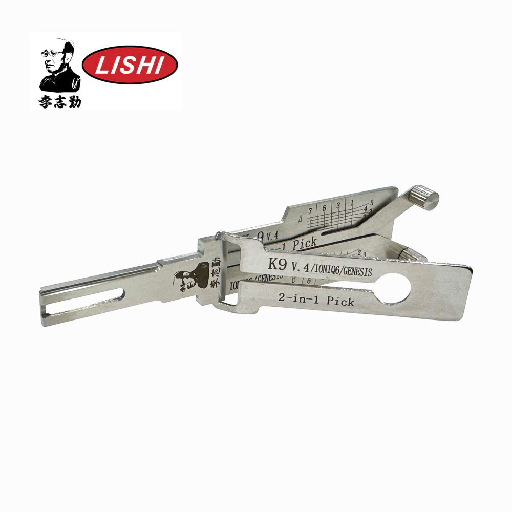 Original Lishi K9 v.4 Kia Hyundai 2-in-1 Pick & Decoder Door-Trunk