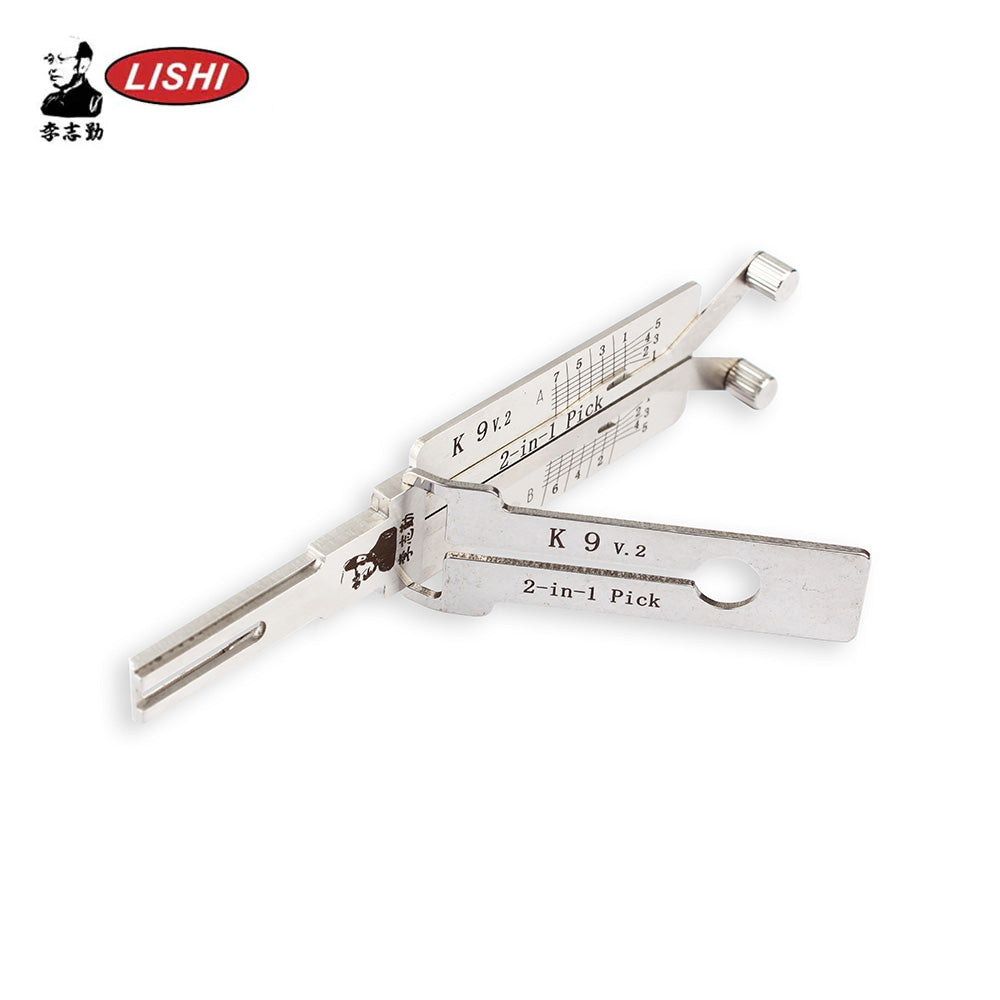 Original Lishi K9 v.2 Kia Hyundai 2-in-1 Pick and Decoder for Door and Trunk