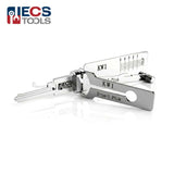 ECS TOOLS Lishi KW1 2-in-1 Pick and Decoder for Kwikset Keyway KW1 5-Pin Locks