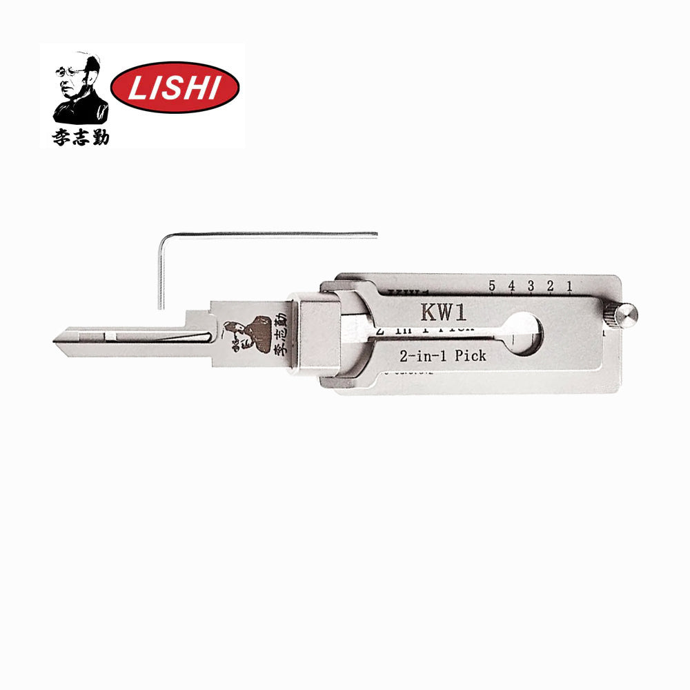 ピンキーライティング】① Original Lishi KW1 2-in-1 Tool for Kwikset keyway KW1 5 Pins Locks
