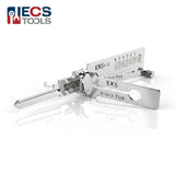 ECS TOOLS Lishi Anti Glare 2-in-1 Pick & Decoder Residential 6-Pin KW5